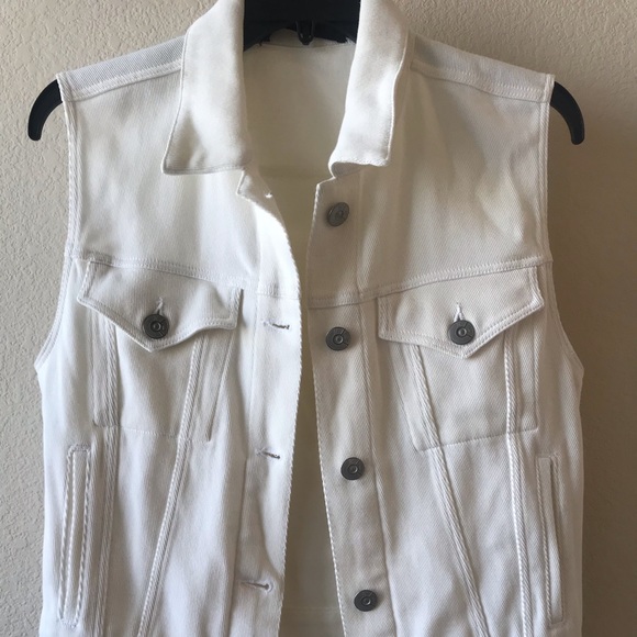 3x1 white denim vest - Picture 2 of 6